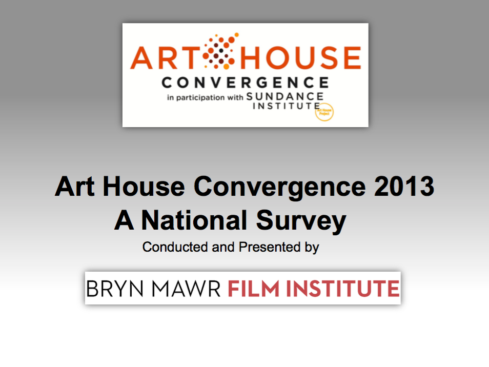 National Theater Operations Survey 2013